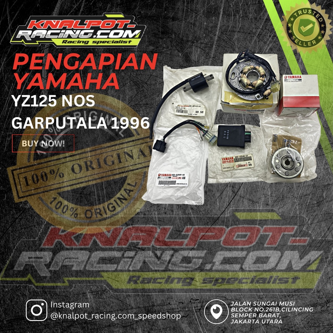PENGAPIAN YAMAHA YZ125 NOS GARPUTALA 1996